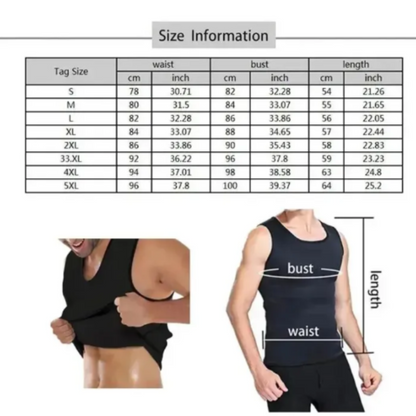 Neoprene Slimming Shirt | Men’s Hot Shaper