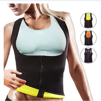 Neoprene Slimming Shirt for Women with Zipper