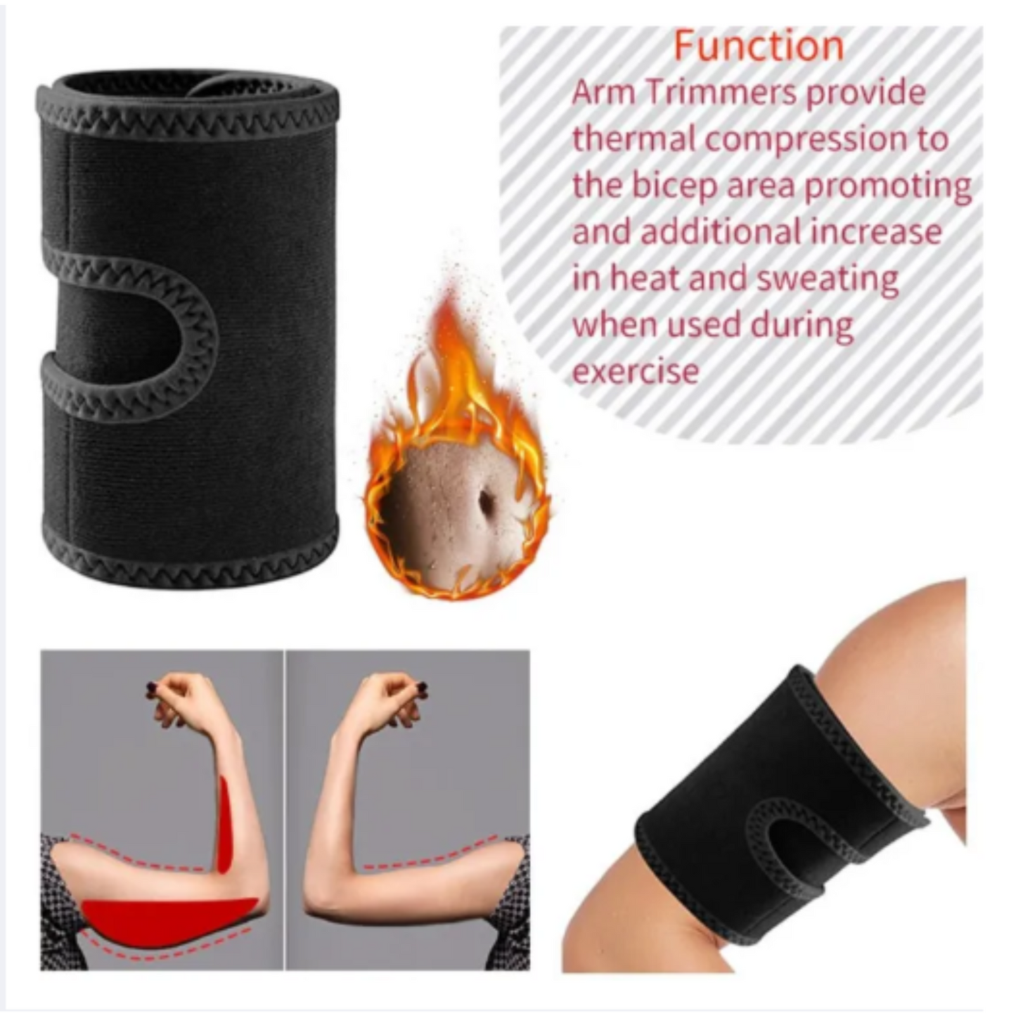 Neoprene Arm Wraps | Slimming & Toning Sleeves