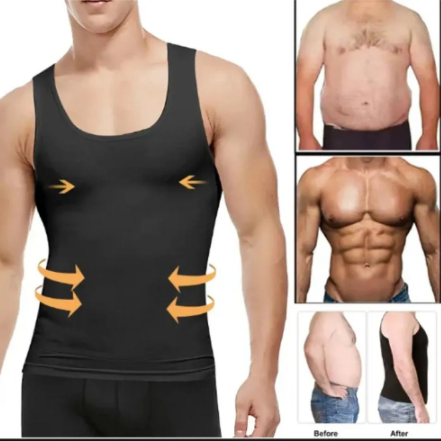 Men's Body Shaper | Slimming Shirt