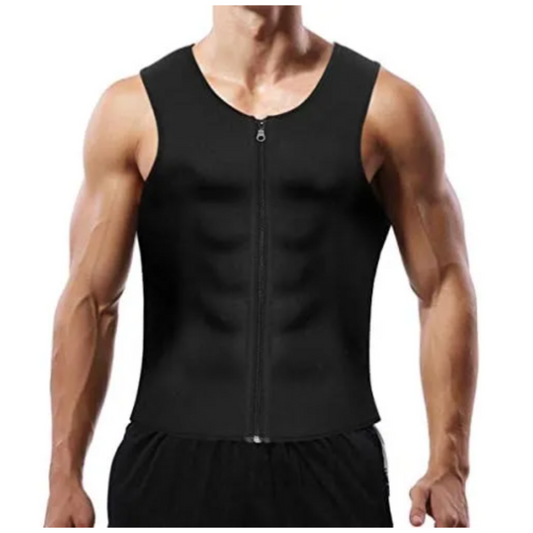 Men's Zipper Neoprene Slimming Shirt