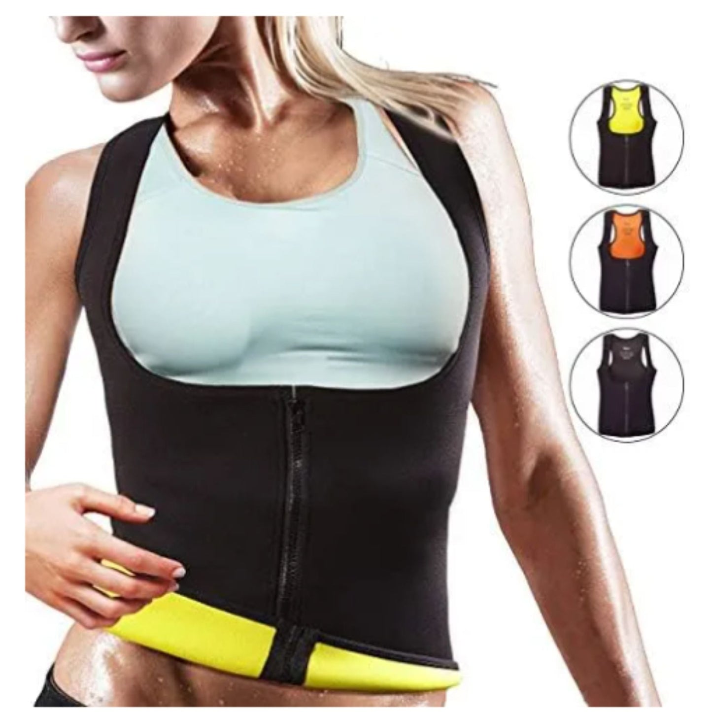 Women's Slimming Shirt | Zipper & Waist Belt